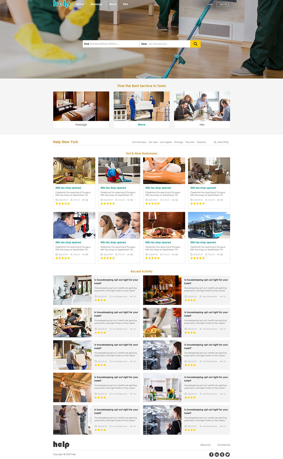 英文信息平臺網站設計