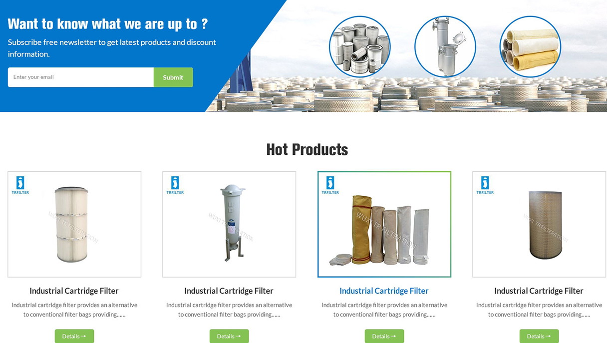 特瑞外貿(mào)獨(dú)立站設(shè)計效果圖