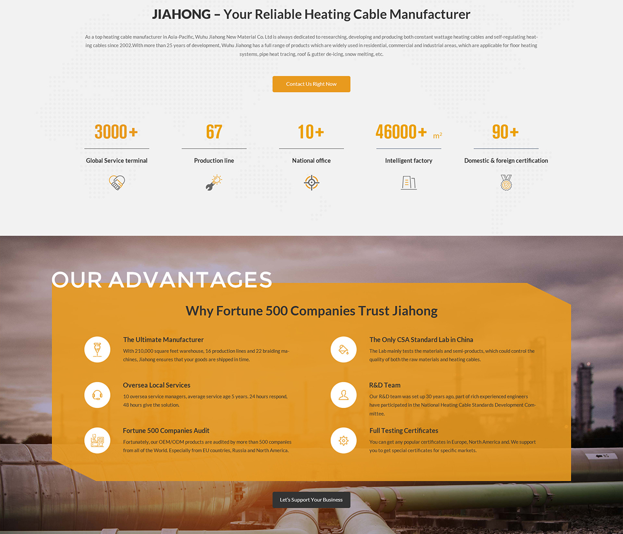 安徽外貿網站建設案例
