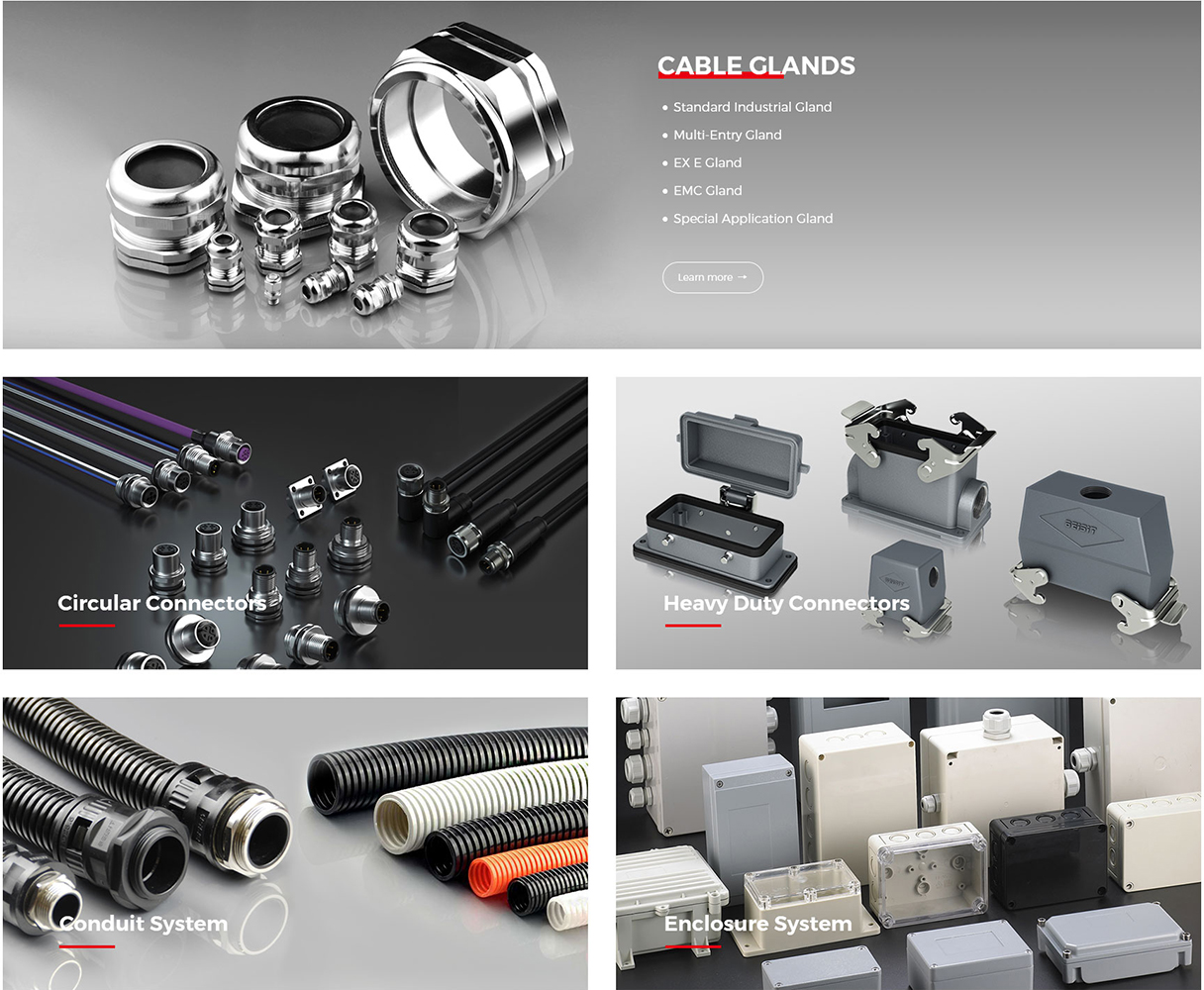 倍仕得電氣外貿(mào)網(wǎng)站設計