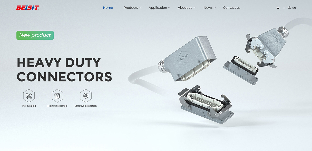 倍仕得電氣外貿(mào)網(wǎng)站設計