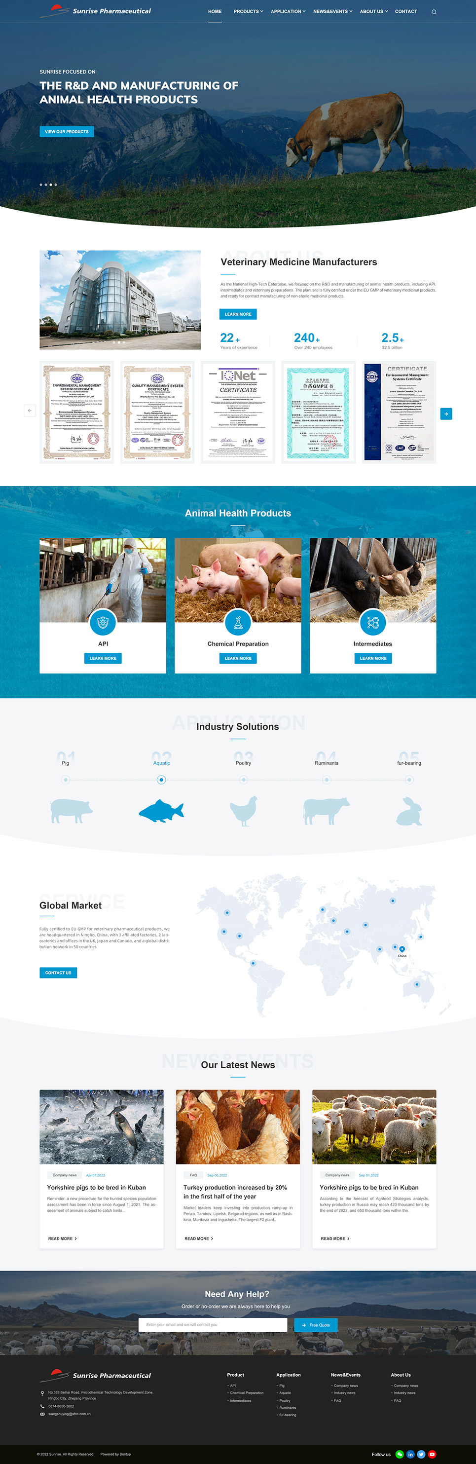 浙江日出集團(tuán)外貿(mào)網(wǎng)站設(shè)計效果圖