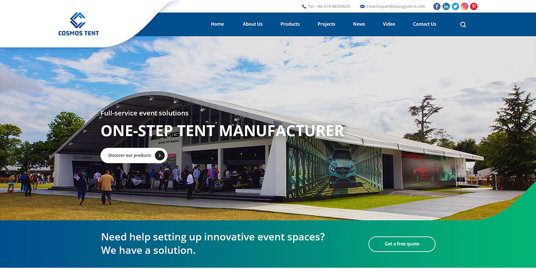 常州強宇金屬制品外貿網站網站建設效果圖