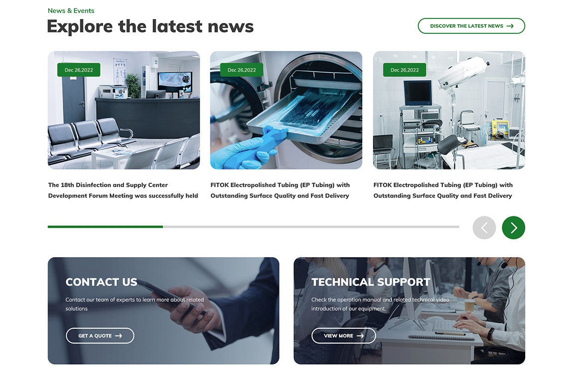 深圳美雅潔技術股份外貿網站設計案例 深圳美雅潔技術股份外貿網站設計案例