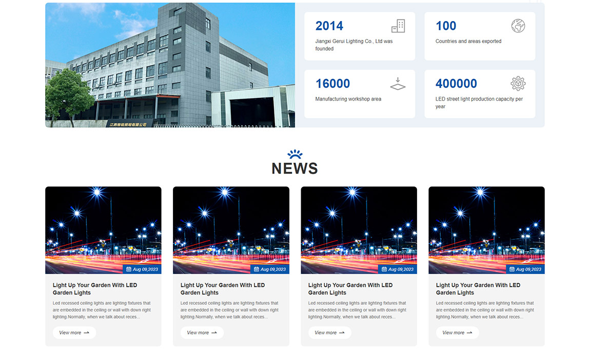 江蘇格銳照明外貿(mào)網(wǎng)站建設(shè) 江蘇格銳照明外貿(mào)網(wǎng)站建設(shè)