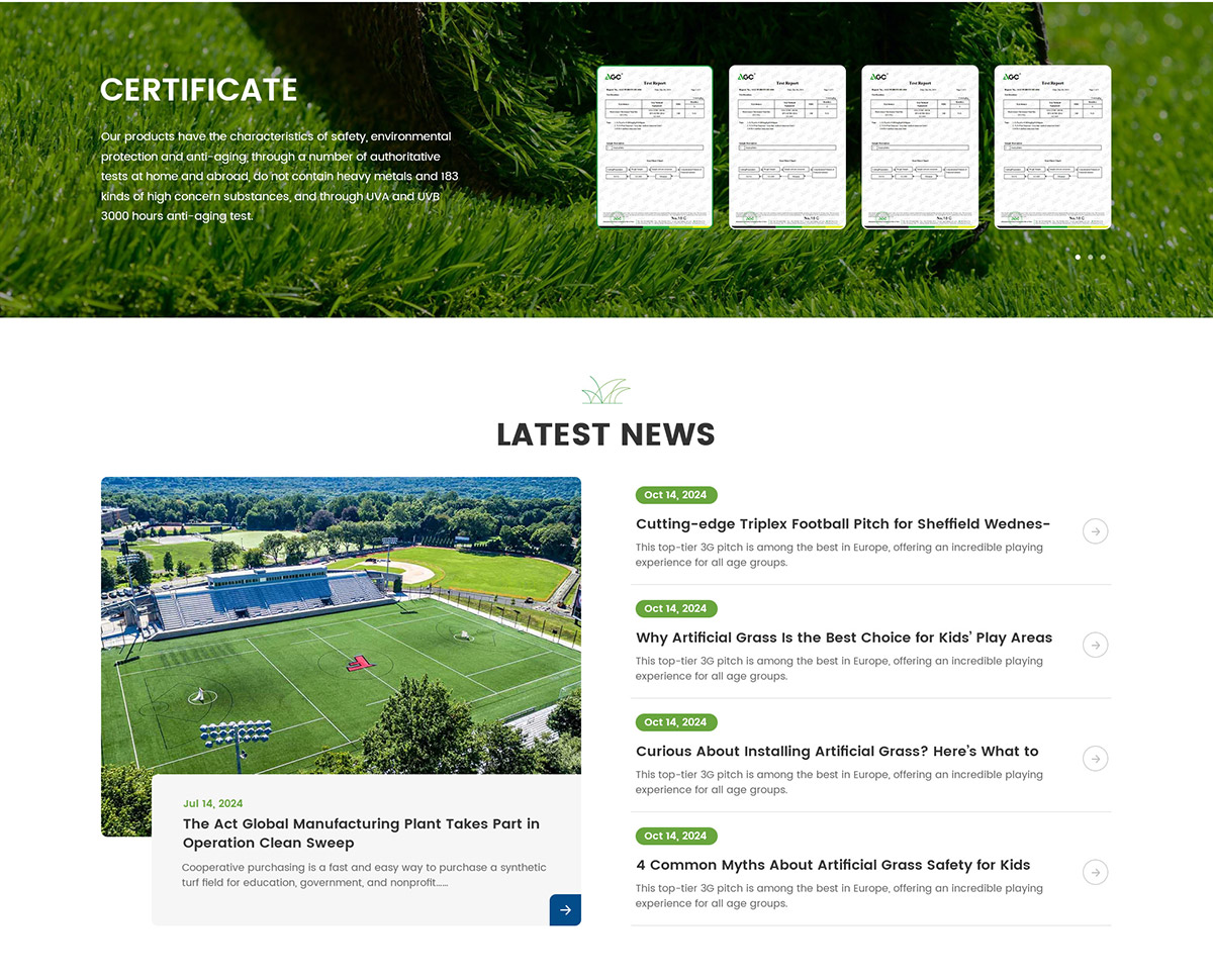 無錫雙遠草坪外貿(mào)網(wǎng)站建設案例