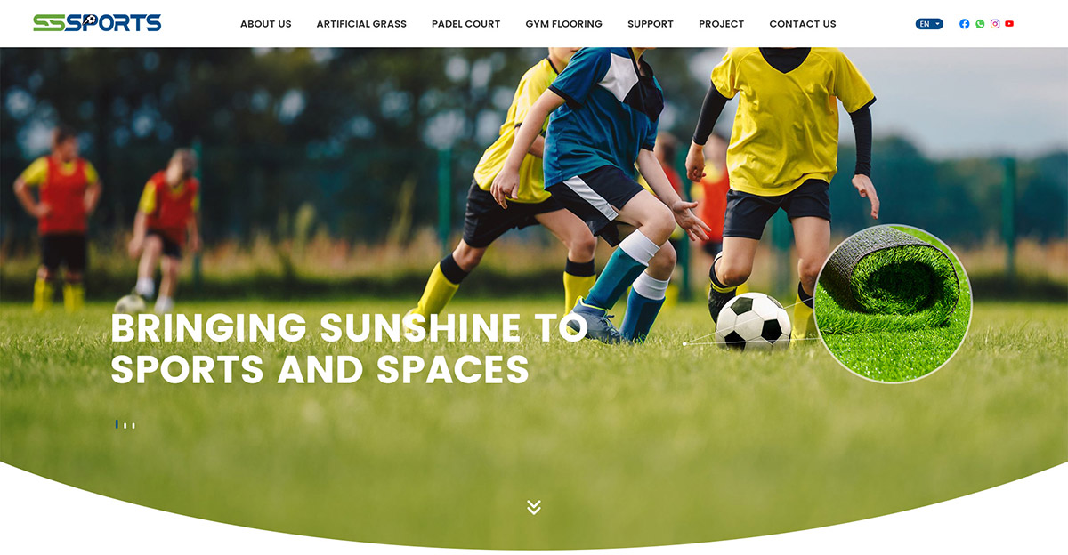 無錫雙遠草坪外貿(mào)網(wǎng)站建設案例