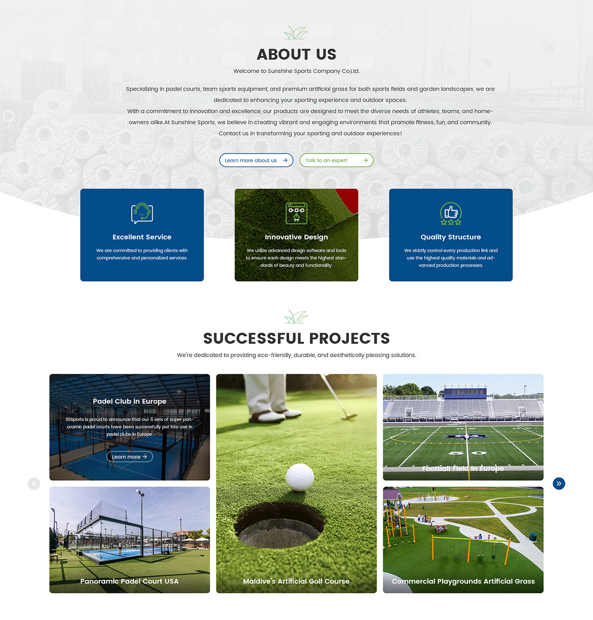 無錫雙遠草坪外貿(mào)網(wǎng)站建設案例