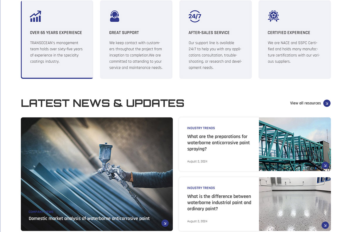 強(qiáng)勛涂料外貿(mào)網(wǎng)站建設(shè)案例